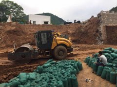 防汛护坡 生态袋 施工